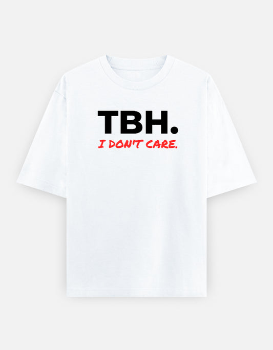 The Unserious Oversized Unisex Tee - TBH Unbothered