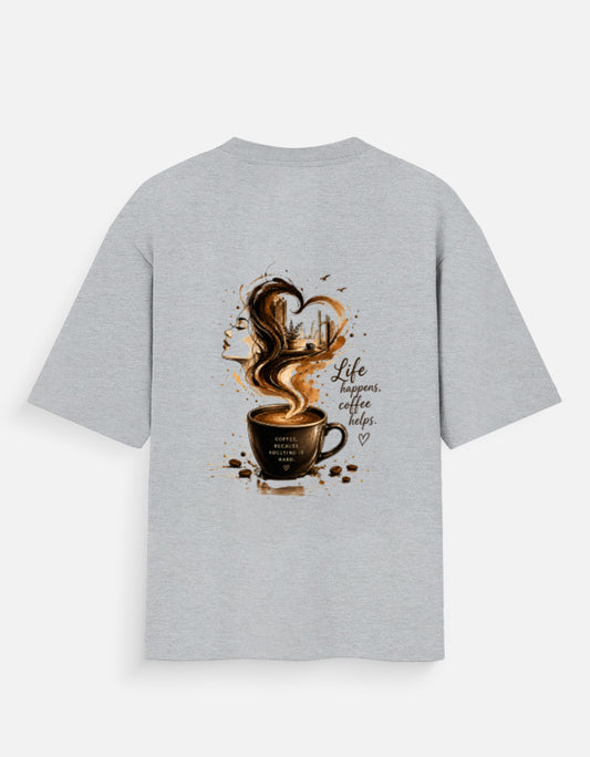 The Unserious Unisex Oversized Tee - Sip. Survive. Repeat