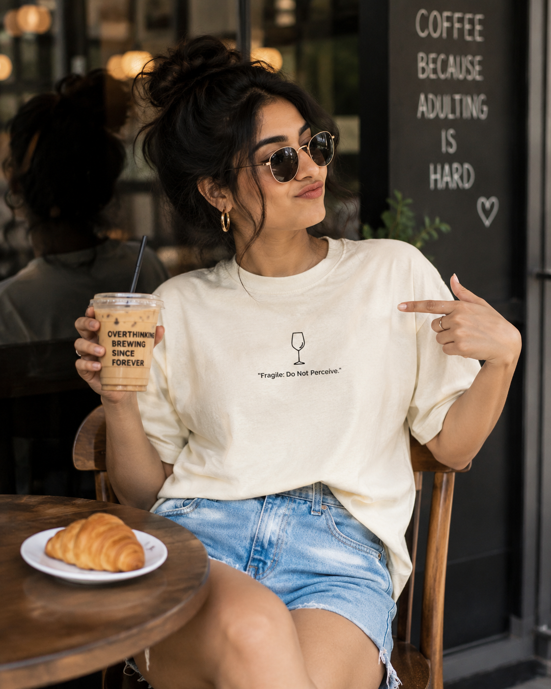 TUS Unisex Regular Tee - Fragile Do Not perceive