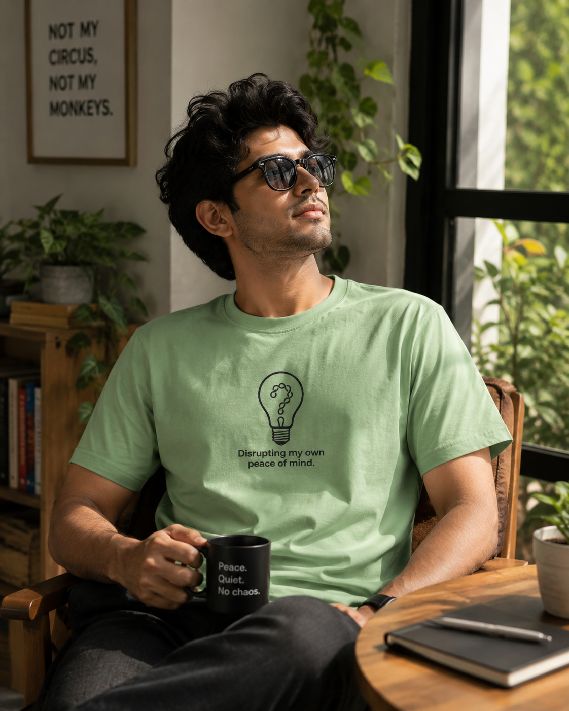 TUS Unisex Regular Tee - Disrupting My Own Peace of Mind