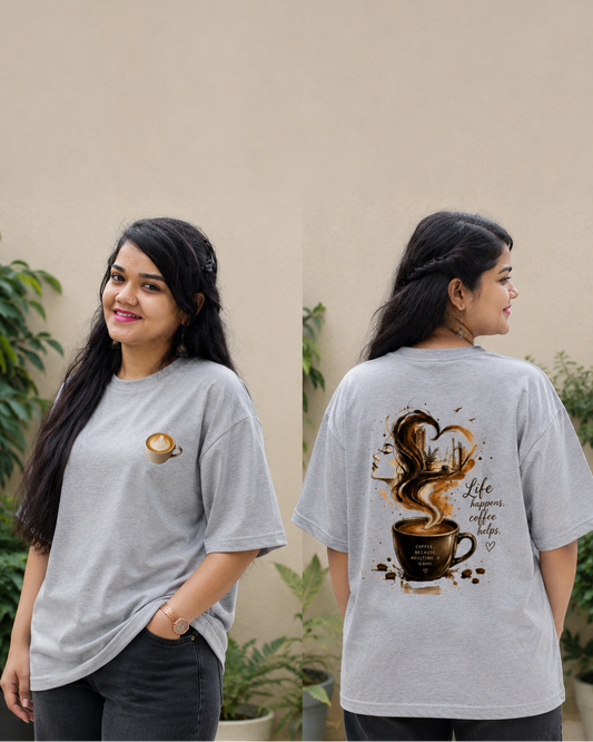 The Unserious Unisex Oversized Tee - Sip. Survive. Repeat