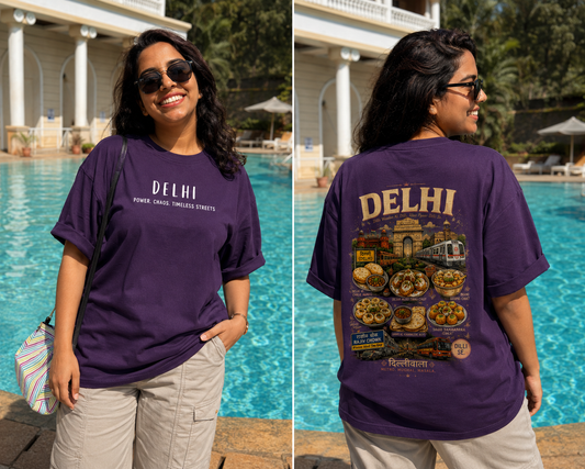 The Unserious Unisex Oversized Tee - Delhi Se