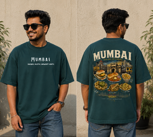 The Unserious Unisex Oversized Tee - Aamchi Mumbai