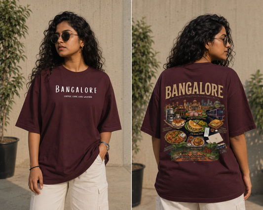 The Unserious Unisex Oversized Tee - Namma Bengaluru Streetwear