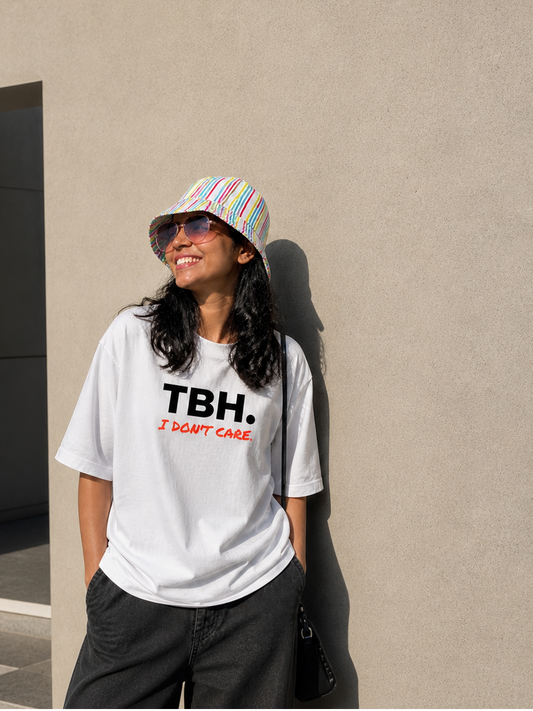 The Unserious Oversized Unisex Tee - TBH Unbothered