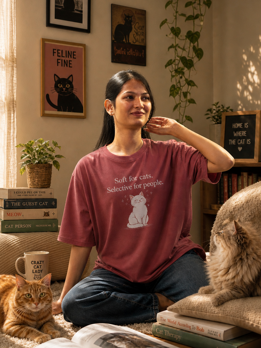 The Unserious Unisex Tee - Soft for Cats, Selective for People