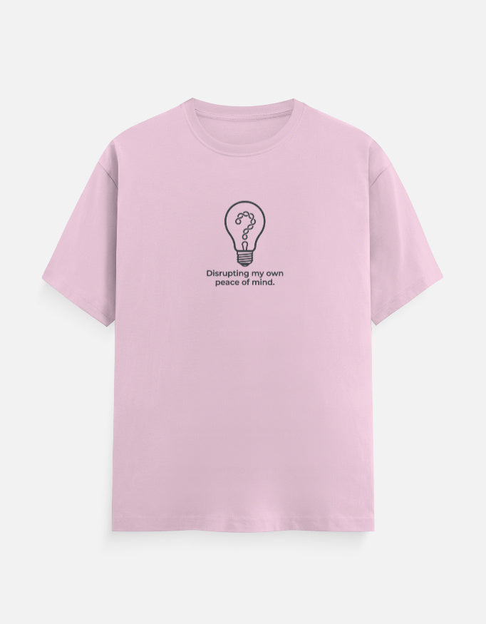 TUS Unisex Regular Tee - Disrupting My Own Peace of Mind