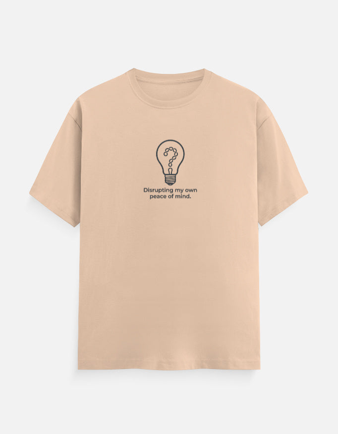 TUS Unisex Regular Tee - Disrupting My Own Peace of Mind