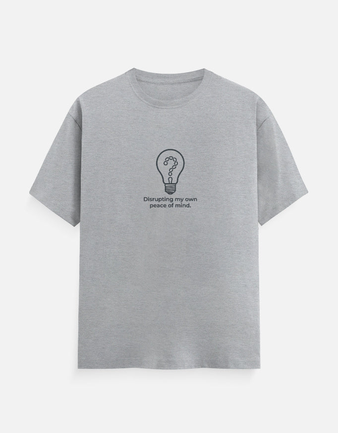TUS Unisex Regular Tee - Disrupting My Own Peace of Mind