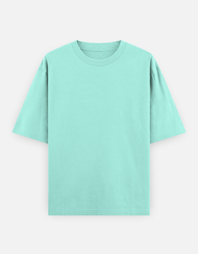 TUS Oversized Unisex Couple/BFF Tee - Peace over chaos | Anchor to my Thoughts (2 Tees)