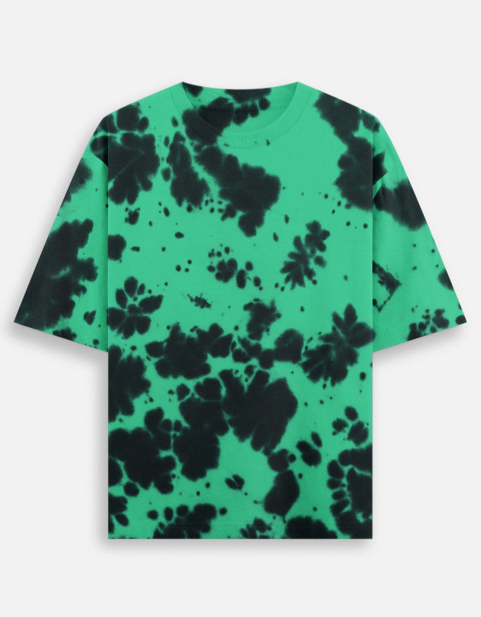The Unserious Oversized Unisex Tee- Midnight Storm Tie Dye Tee