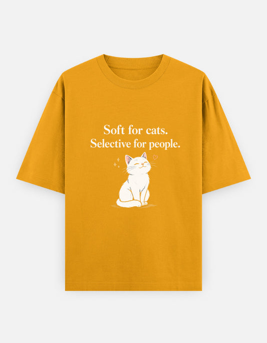 The Unserious Unisex Tee - Soft for Cats, Selective for People