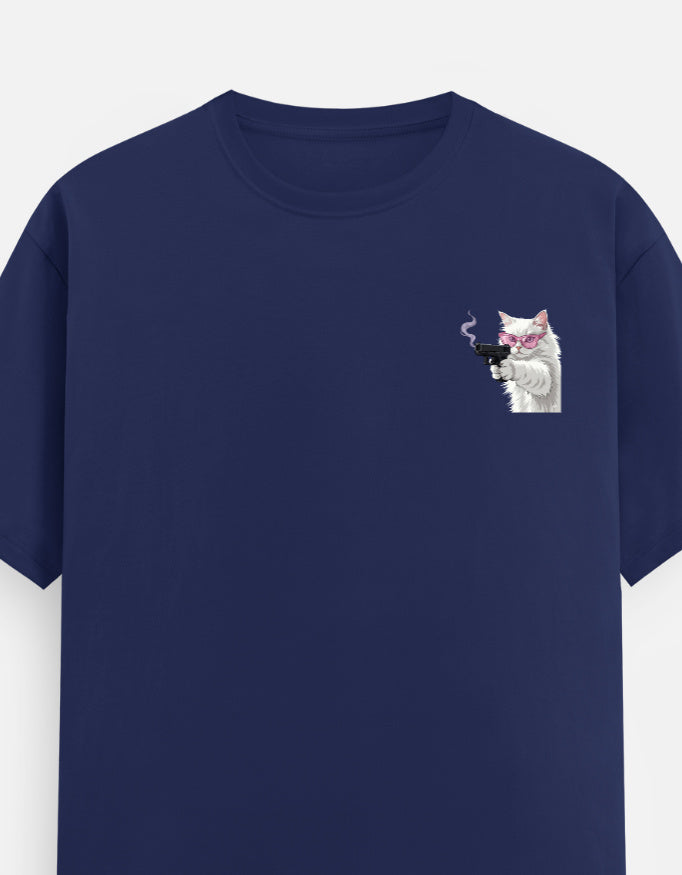 TUS Unisex Regular Tee - Cat With Attitude
