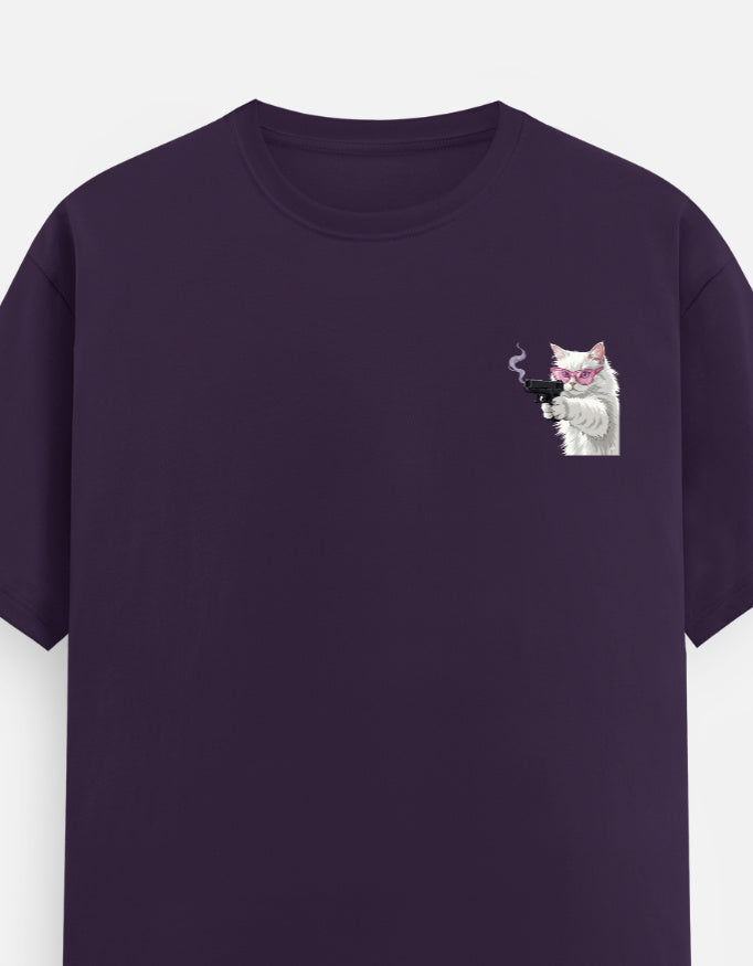 TUS Unisex Regular Tee - Cat With Attitude