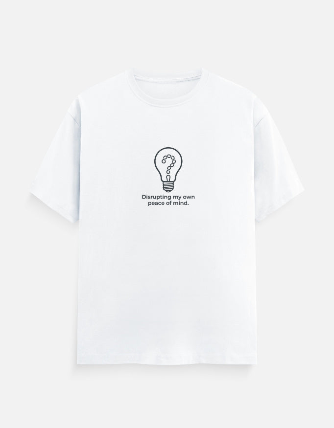 TUS Unisex Regular Tee - Disrupting My Own Peace of Mind