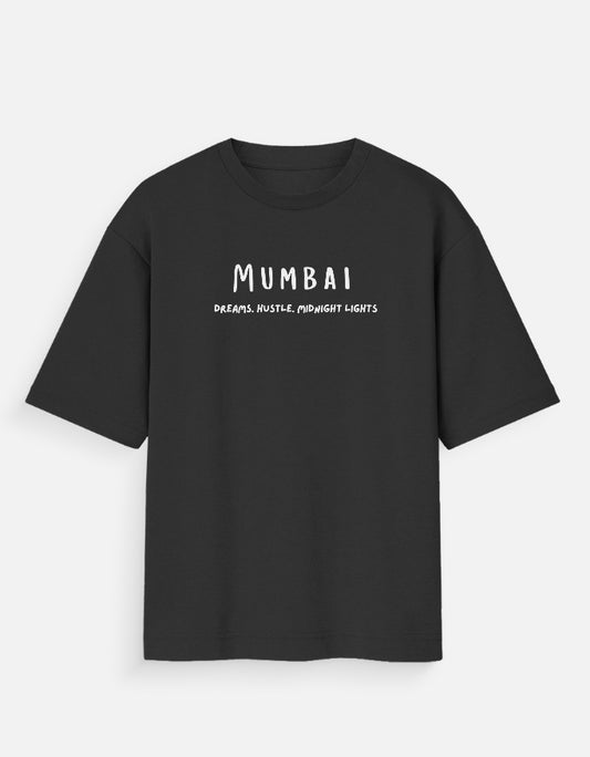 The Unserious Unisex Oversized Tee - Aamchi Mumbai
