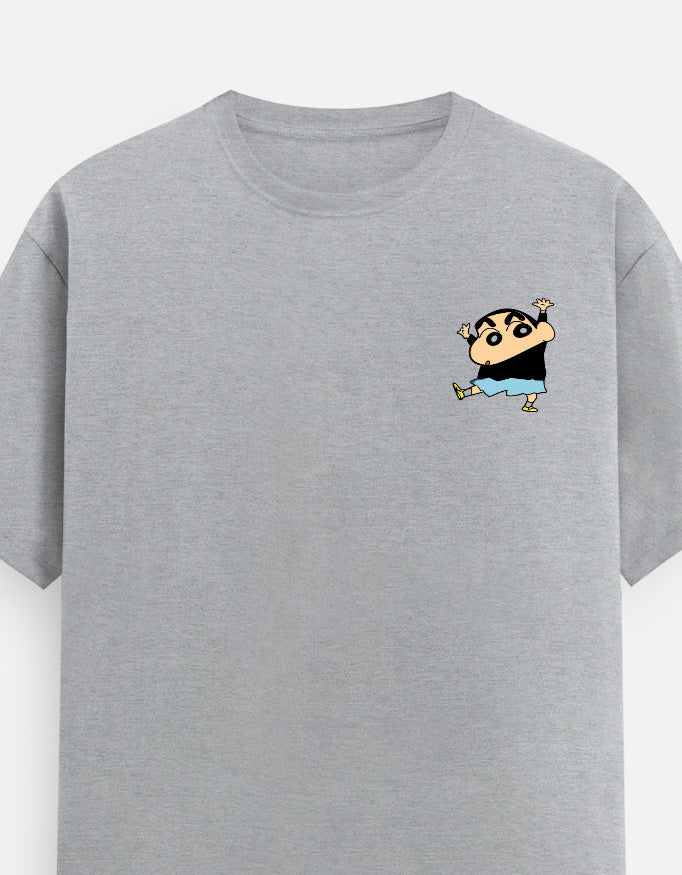 TUS Unisex Regular Tee - Shinchan Inspired Pocket Tee Edition