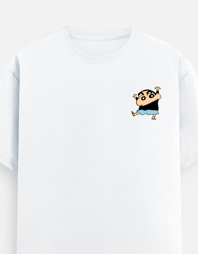 TUS Unisex Regular Tee - Shinchan Inspired Pocket Tee Edition
